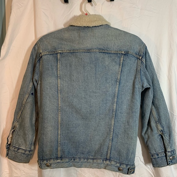 Wilfred Free Denim Sherpa Jacket - Picture 8 of 13